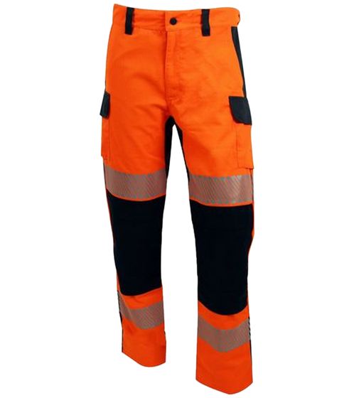 CEPOVETT Fluo Advanced Men's Work Trousers with Cordura Workwear Protective Clothing 270 g/m² PPE Category 2 HV42 87903049 Neon Orange