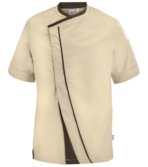 Veste de travail croisée pour homme LAFONT avec sergé jacquard, veste de loisirs 62499043, beige