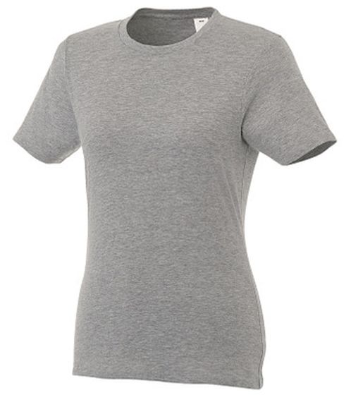 ELEVATE Heros Women's T-Shirt, Plain Cotton Shirt, 150 g/m², Basic Shirt, Undershirt, 3802990 Light Gray