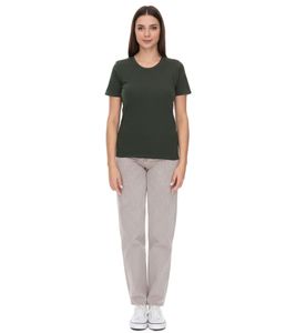 ELEVATE Heros Damen T-Shirt schlichtes Baumwoll-Shirt 150 g/m2 Basic-Shirt Unterzieh-Shirt 3802970 Dunkelgrün