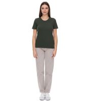 ELEVATE Heros Damen T-Shirt schlichtes Baumwoll-Shirt 150 g/m2 Basic-Shirt Unterzieh-Shirt 3802970 Dunkelgrün