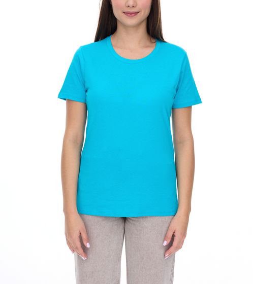 ELEVATE Heros Damen T-Shirt schlichtes Baumwoll-Shirt 150 g/m2 Basic-Shirt Unterzieh-Shirt 3802951 Hellblau