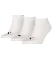 3 Paar PUMA Baumwoll-Socken schlichte Sneaker-Socken Kurz-Socken Strümpfe 261080001 200 043 Weiß