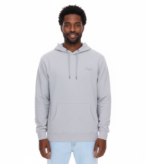 Sudadera PLAYBOY de algodón con capucha y manga larga para hombre pe10146337 Gris