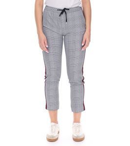 Pantalones de vestir para mujer Vestino, de tejido a cuadros, para el tiempo libre, en gris/negro. Pantalones de vestir para mujer Vestino, de tejido a cuadros, para el tiempo libre, en gris/negro.
