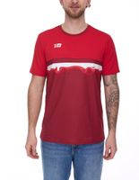 Camiseta de entrenamiento sostenible para hombre TAHI de OCEAN FABRICS, paquete de 2, con inserciones de malla. Camiseta de fitness. Camiseta de manga corta OUT-M-1021-OTW. Rojo, azul, negro, verde o blanco.