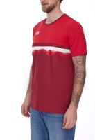 Camiseta de entrenamiento sostenible para hombre TAHI de OCEAN FABRICS, paquete de 2, con inserciones de malla. Camiseta de fitness. Camiseta de manga corta OUT-M-1021-OTW. Rojo, azul, negro, verde o blanco.