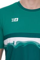 Camiseta de entrenamiento sostenible para hombre TAHI de OCEAN FABRICS, paquete de 2, con inserciones de malla. Camiseta de fitness. Camiseta de manga corta OUT-M-1021-OTW. Rojo, azul, negro, verde o blanco.