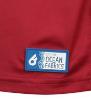 Camiseta de entrenamiento sostenible para hombre TAHI de OCEAN FABRICS, paquete de 2, con inserciones de malla. Camiseta de fitness. Camiseta de manga corta OUT-M-1021-OTW. Rojo, azul, negro, verde o blanco.