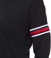 Sweat-shirt en coton pour femme Sequano avec bande en strass, pull 900338 noir