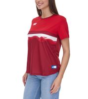 Lot de 2 t-shirts d'entraînement durables pour femmes Outfitter OCEAN FABRICS TAHI avec empiècements en maille, t-shirt de fitness, t-shirt à manches courtes OUT-W-1021-OTW en vert, bleu, rouge, noir ou bleu clair/blanc