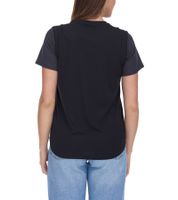 Lot de 2 t-shirts d'entraînement durables pour femmes Outfitter OCEAN FABRICS TAHI avec empiècements en maille, t-shirt de fitness, t-shirt à manches courtes OUT-W-1021-OTW en vert, bleu, rouge, noir ou bleu clair/blanc