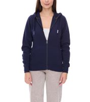 Elevate Arora Women's Hooded Sweatshirt, 300gsm Plain Cotton Jacket, Blue, Red, or Dark Blue