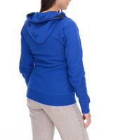 Elevate Arora Women's Hooded Sweatshirt, 300gsm Plain Cotton Jacket, Blue, Red, or Dark Blue