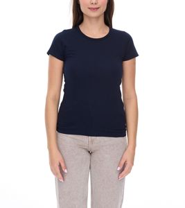 WORXWEAR Damen T-Shirt modisches Rundhals-Shirt mit 180gsm Kurzarm-Shirt Navy WORXWEAR Damen T-Shirt modisches Rundhals-Shirt mit 180gsm Kurzarm-Shirt Navy