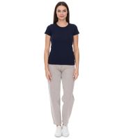WORXWEAR Women's T-Shirt: Fashionable Crew Neck with 180gsm Short Sleeves, Navy
