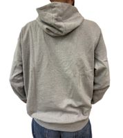 PLAYBOY Herren Baumwoll-Pullover Langarm-Shirt mit Kapuze Hoodie Schwarz oder Grau meliert
