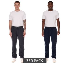 Lot de 3 pantalons en polaire pour homme MAUI SPORTS, jogging de loisirs, vêtements d'intérieur, certifiés Oeko-Tex 100, 9087474, bleu ou gris Lot de 3 pantalons en polaire pour homme MAUI SPORTS, jogging de loisirs, vêtements d'intérieur, certifiés Oeko-Tex 100, 9087474, bleu ou gris