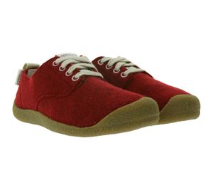 KEEN Mosey Derby Damen Filz-Schuhe nachhaltige Sneaker mit Eco Anti-Odor Schnür-Schuhe 1026809 Rot KEEN Mosey Derby Damen Filz-Schuhe nachhaltige Sneaker mit Eco Anti-Odor Schnür-Schuhe 1026809 Rot