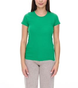 WORXWEAR Damen T-Shirt modisches Rundhals-Shirt mit 180gsm Kurzarm-Shirt Grün WORXWEAR Damen T-Shirt modisches Rundhals-Shirt mit 180gsm Kurzarm-Shirt Grün