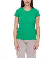 WORXWEAR Damen T-Shirt modisches Rundhals-Shirt mit 180gsm Kurzarm-Shirt Grün
