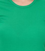 WORXWEAR Damen T-Shirt modisches Rundhals-Shirt mit 180gsm Kurzarm-Shirt Grün