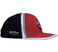 Gorra de béisbol ALFA ROMEO para hombre o mujer con logo en la parte delantera. Gorra de algodón AFRCPF52 azul oscuro/rojo/blanco.