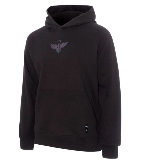 PUMA Melo Alwayz On Hoodie nachhaltiger Herren Kapuzen-Pullover Baumwoll-Hoodie 320 g/cm² 625991 01 Schwarz