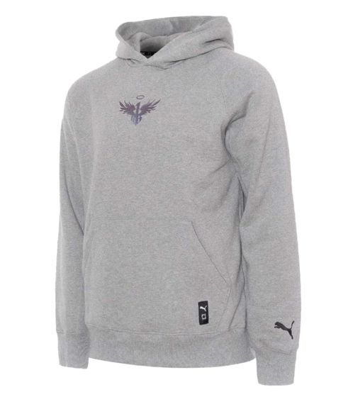 PUMA Melo Alwayz On Hoodie nachhaltiger Herren Kapuzen-Pullover Baumwoll-Hoodie 320 g/cm² 625991 02 Grau