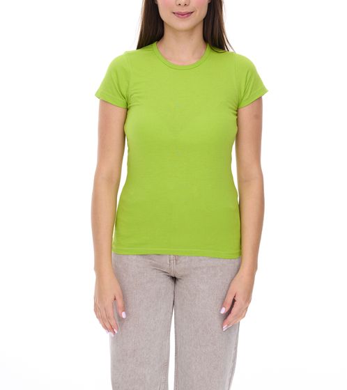 T-shirt femme WORXWEAR à col rond tendance avec manches courtes 180 g/m² vert
