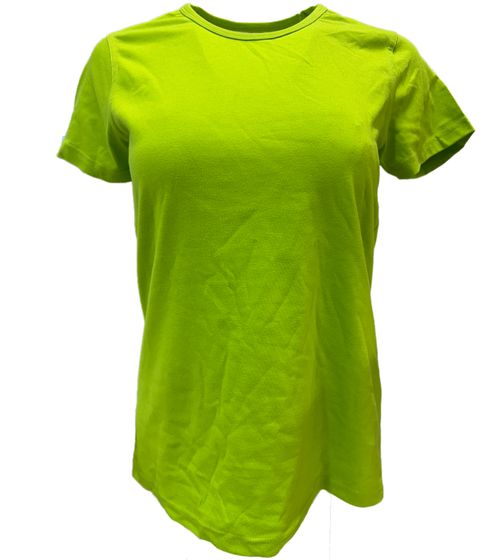 WORXWEAR Damen T-Shirt modisches Rundhals-Shirt mit 180gsm Kurzarm-Shirt Apfel Grün