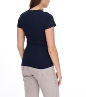 WORXWEAR Damen T-Shirt modisches Rundhals-Shirt mit 180gsm Kurzarm-Shirt in Gelb, Grün, Violett, Schwarz, Navy oder Rot