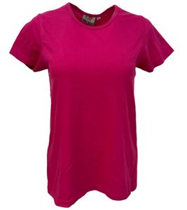 WORXWEAR women's T-shirt fashionable round neck shirt with 180gsm short sleeve shirt rosa