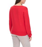 Pull en maille pour femme Vestino avec nœud en mousseline, pull de tous les jours, 901088 rouge