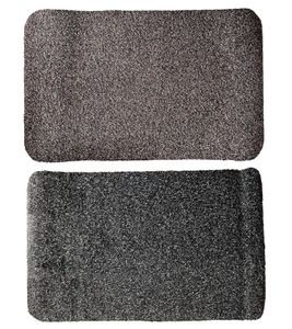 multimat Saugaktivmatte Fuß-Matte weiche Tür-Matte mit rutschfester Rückseite 50x80cm in Braun oder Grau