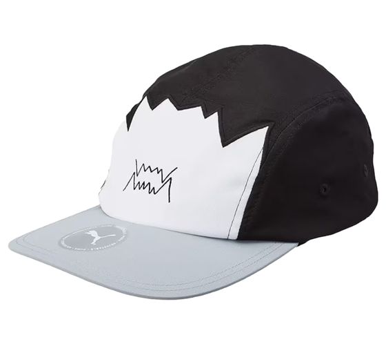 PUMA X VOGUE größenverstellbare Base-Cap Unisex Baumwoll-Cap 023569 01 Schwarz/Grau/Weiß/Rosa