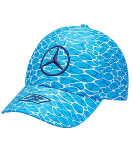 Cappellino estivo regolabile Mercedes-Benz AMG PETRONAS GR63 con effetto acqua OneSize 701222316 001 Blu/Bianco Cappellino estivo regolabile Mercedes-Benz AMG PETRONAS GR63 con effetto acqua OneSize 701222316 001 Blu/Bianco