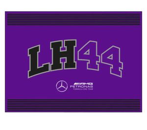 Mercedes-Benz AMG PETRONAS Flagge Lewis Hamilton 90x120cm Fan-Artikel Formel-1 Fahne 701222354 001 Violett