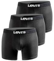 3er Pack LEVI´S Boxer Print Limited Edition Herren Boxershorts Unterhosen Unterwäsche 701225389 Schwarz, Navy oder Grau