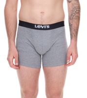 Confezione da 3 boxer LEVI'S con stampa in edizione limitata, boxer da uomo, mutande, intimo 701225389, nero, blu navy o grigio