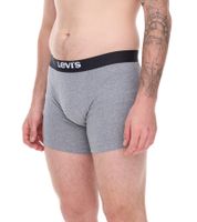 Confezione da 3 boxer LEVI'S con stampa in edizione limitata, boxer da uomo, mutande, intimo 701225389, nero, blu navy o grigio