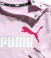 PUMA Kinder Jogging-Anzug für Jungen und Mädchen 2 teiliger Sweat-Jogger Rundhals-Pullover Baumwoll-Set 627915 Grau oder Pink