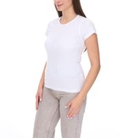 T-shirt da donna WORXWEAR alla moda, girocollo, con maniche corte da 180 g/m², disponibile in bianco, blu, arancione, verde chiaro, rosa o verde scuro.