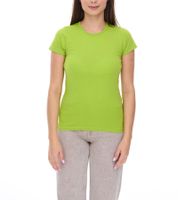 WORXWEAR Damen T-Shirt modisches Rundhals-Shirt mit 180gsm Kurzarm-Shirt in Weiß, Blau, Orange, Hellgrün, Pink oder Dunkelgrün