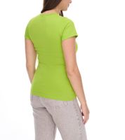 WORXWEAR Damen T-Shirt modisches Rundhals-Shirt mit 180gsm Kurzarm-Shirt in Weiß, Blau, Orange, Hellgrün, Pink oder Dunkelgrün