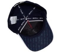 Casquette de baseball ALFA ROMEO pour homme ou femme avec logo sur le devant. Casquette en coton AFRCP bleu foncé/rouge/blanc avec visière droite ou courbée.