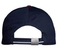 Casquette de baseball ALFA ROMEO pour homme ou femme avec logo sur le devant. Casquette en coton AFRCP bleu foncé/rouge/blanc avec visière droite ou courbée.