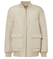 Giacca bomber blouson da donna sostenibile con collo alto, giacca di transizione 930683 beige