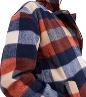 2in1 Mantel karierter Damen Mantel Umstandsmode Schwangerschafts-Jacke nachhaltige Jacke 943562 Blau/Rot/Beige