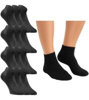 48 pairs of JACK & JONES Short Sock sneaker socks, sports socks, cotton quarter socks 12260511 in black, gray, white, or a mix